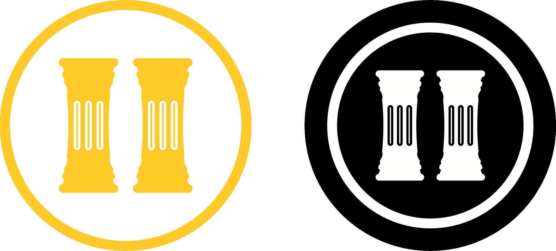 Column Icon Design vector
