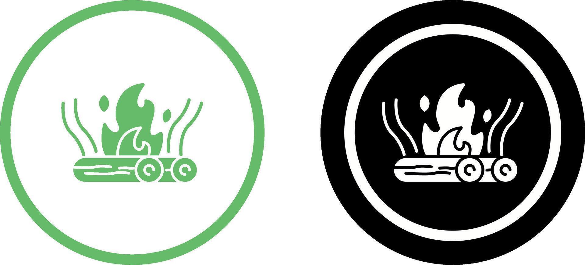 Bonfire Icon Design vector