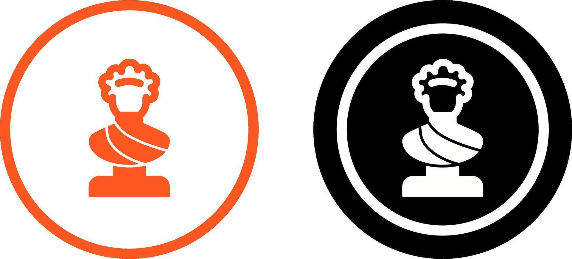 Statue Icon Design vector