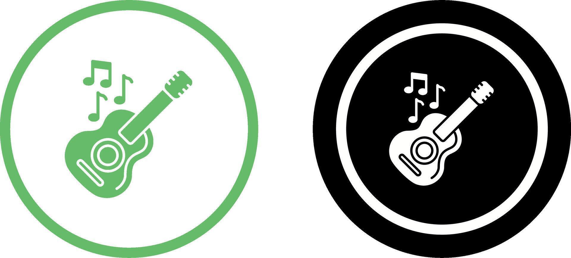 Guitar Icon Design vector