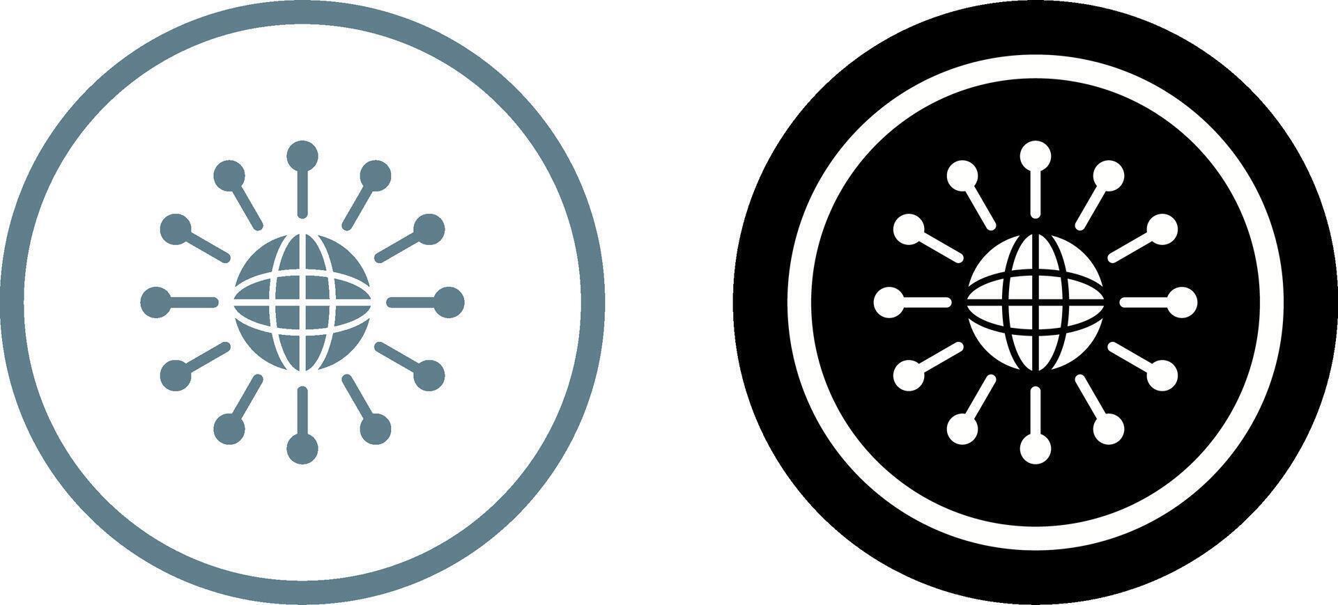 Networking Icon Design vector