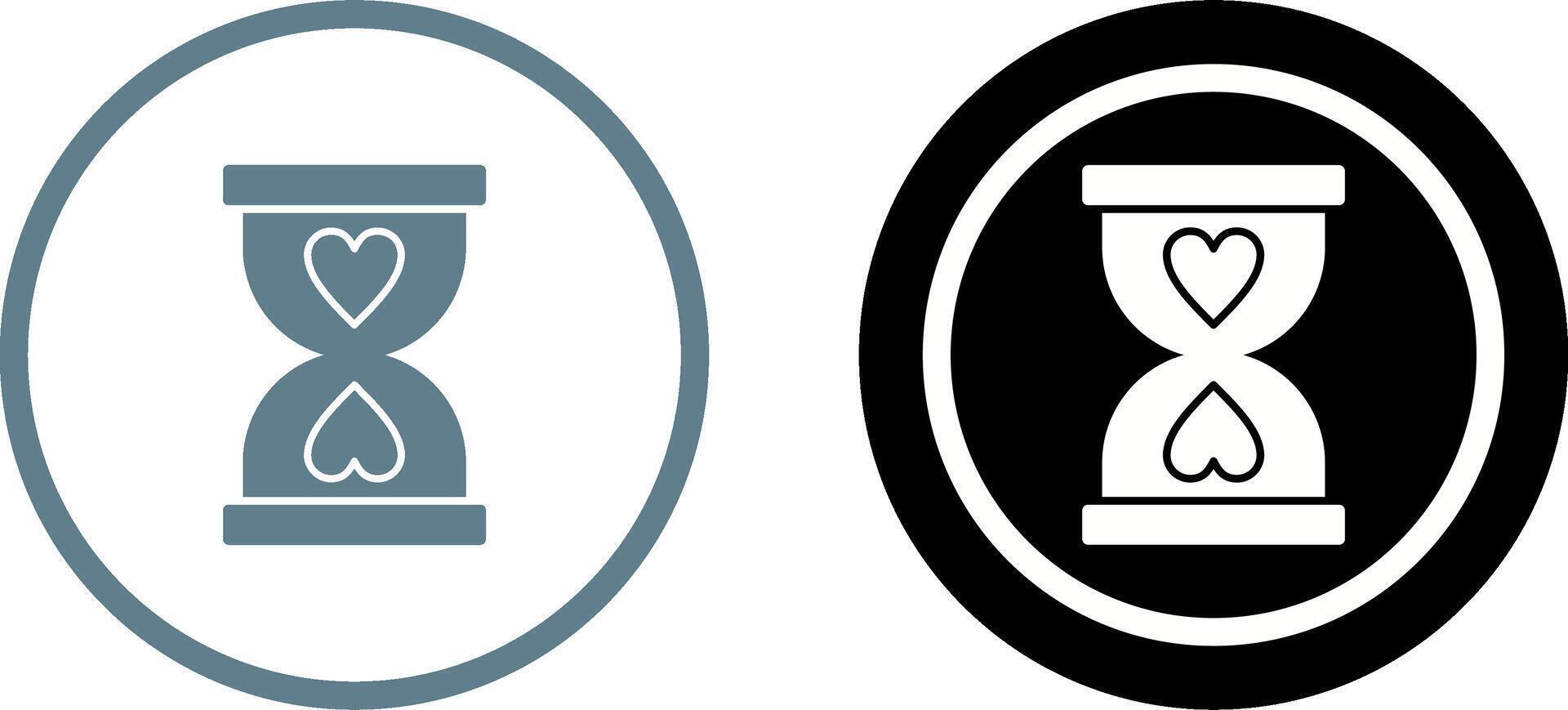 Hourglass Icon Design vector