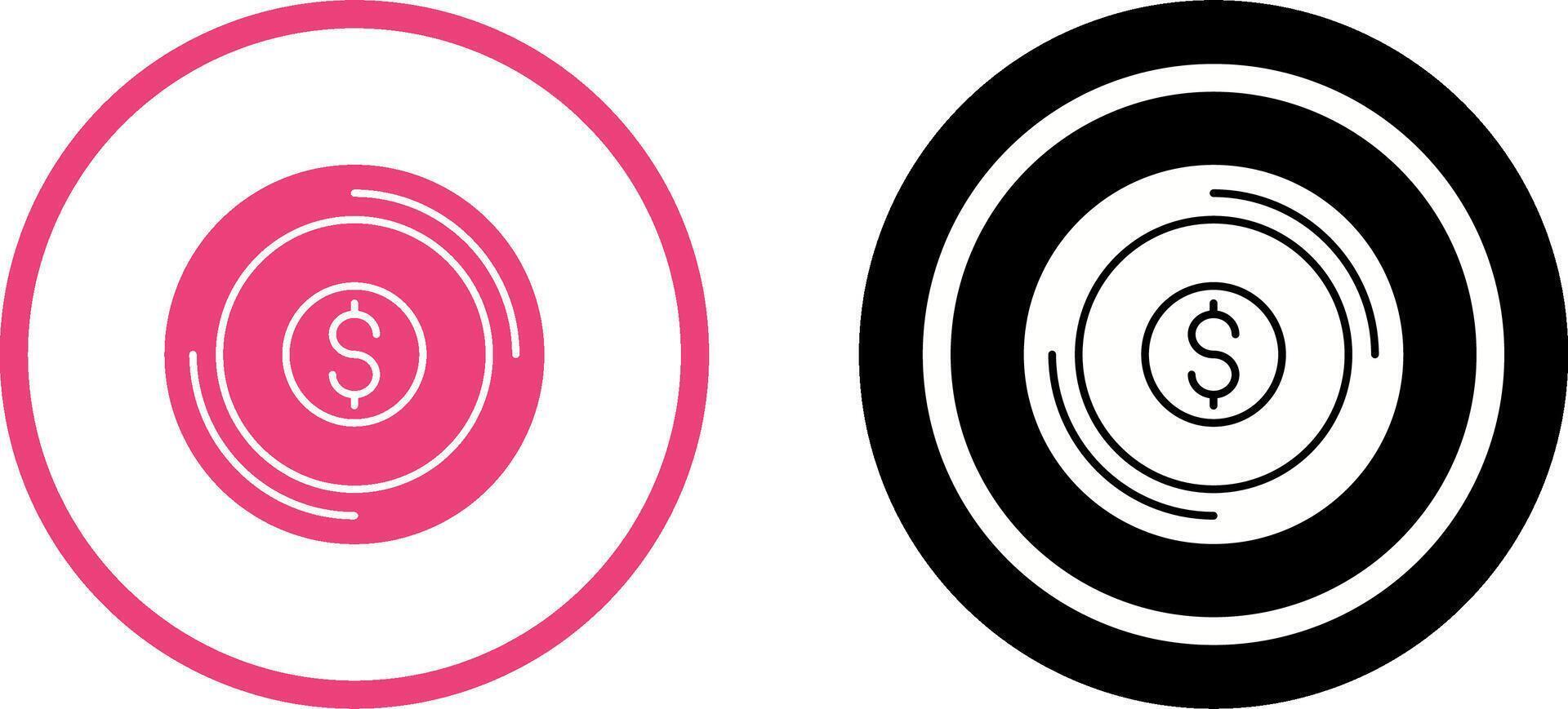 Coin Icon Design vector