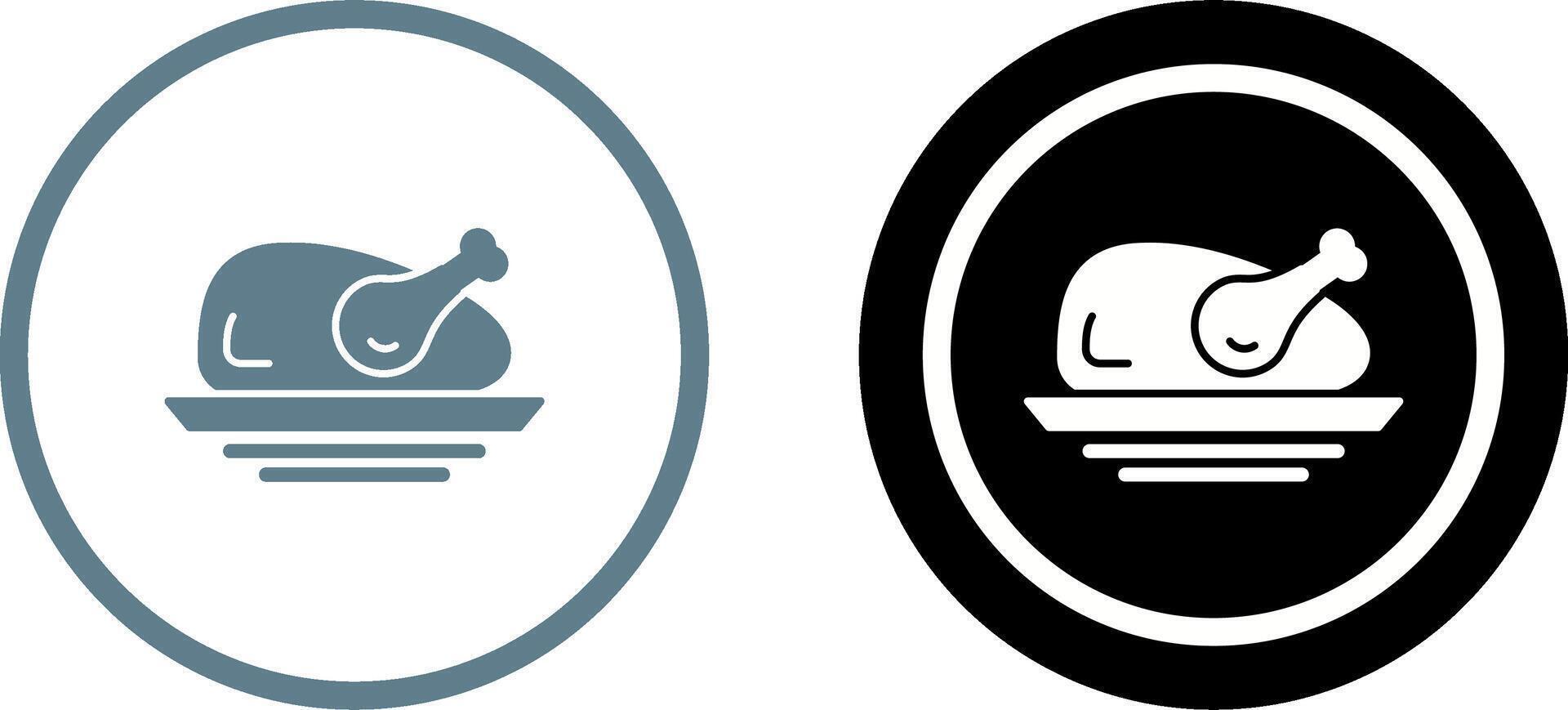 Chicken Icon Design vector