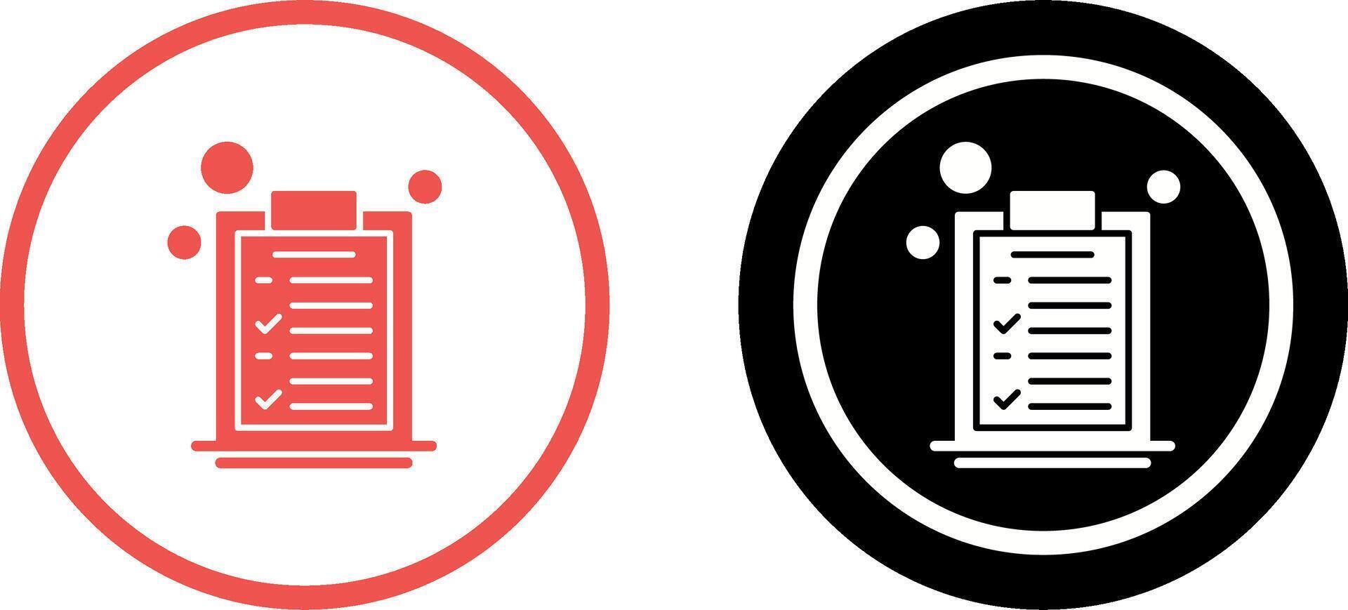List Icon Design vector
