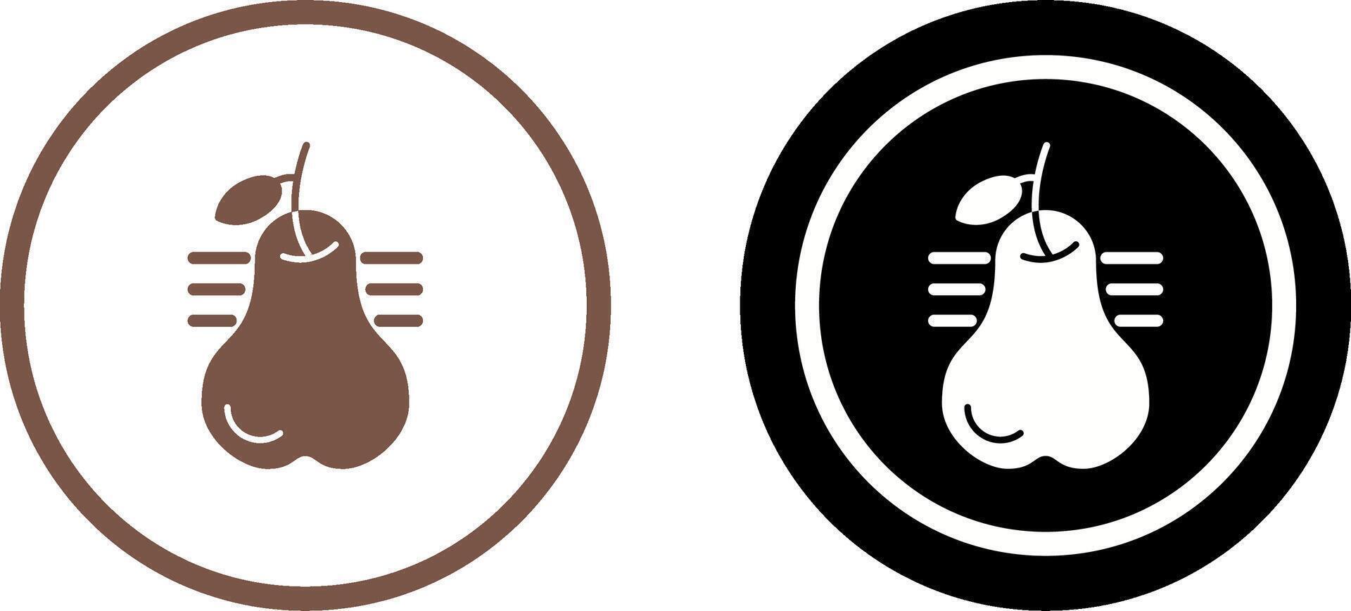 Pear Icon Design vector
