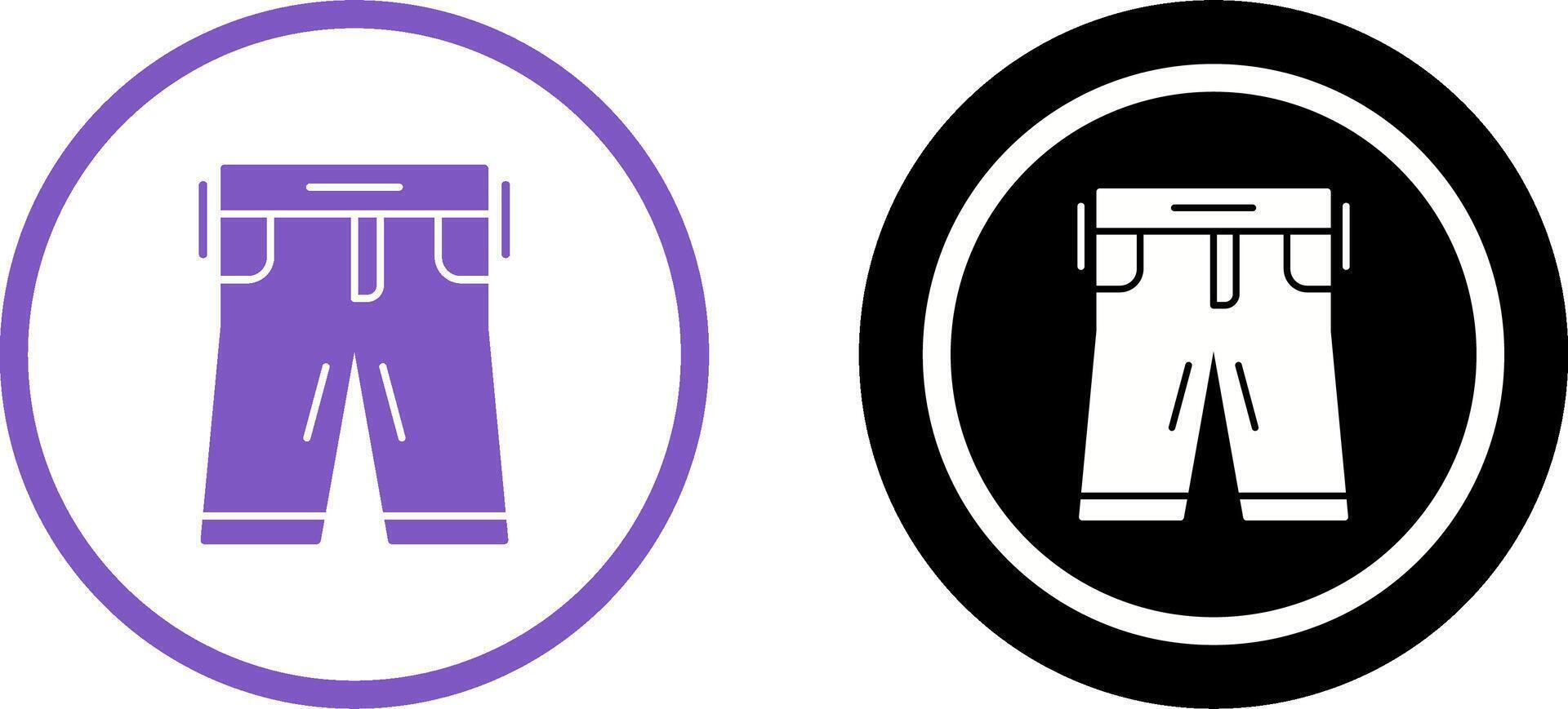 Pants Icon Design vector
