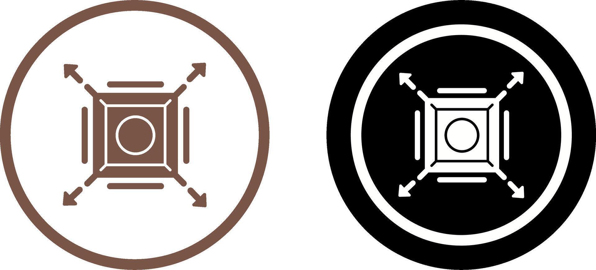 Maximize Icon Design vector