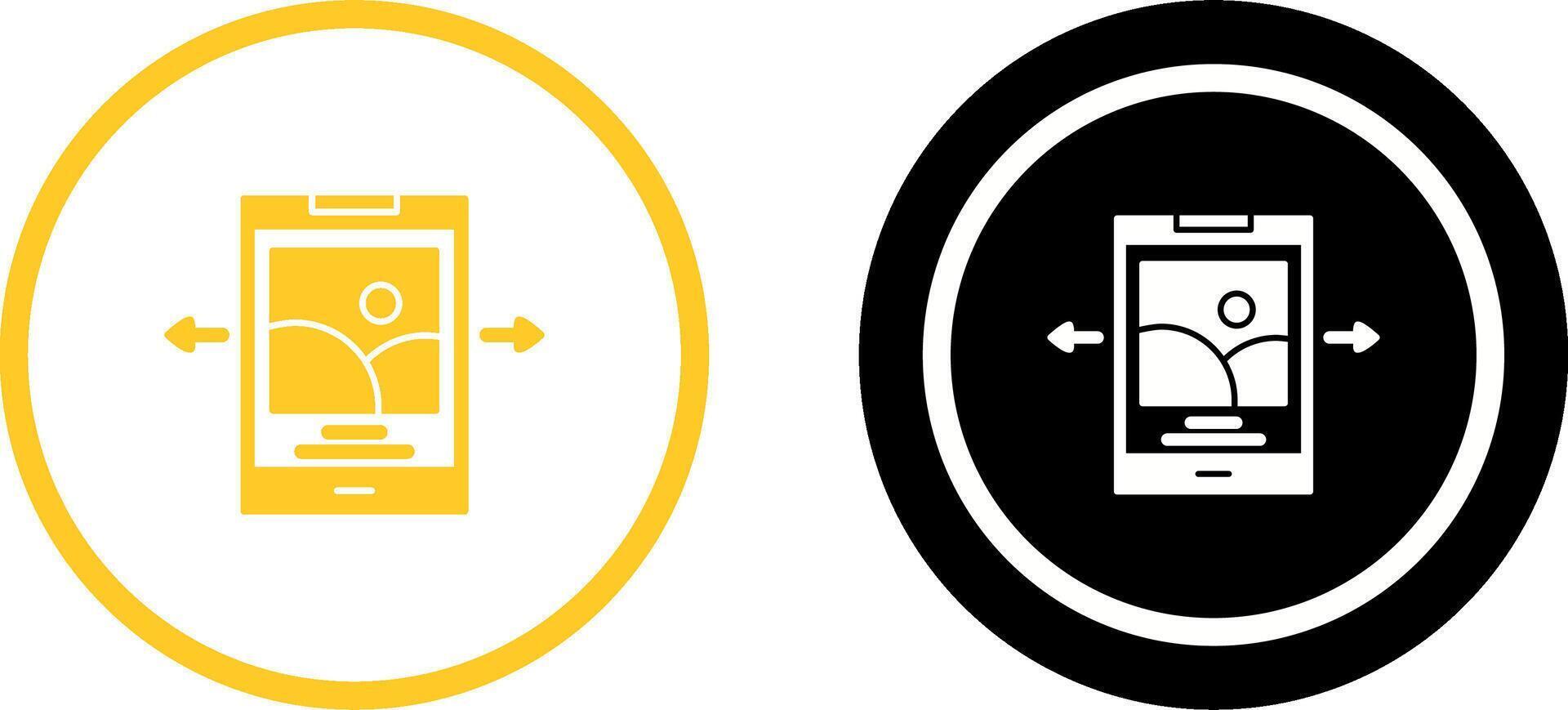 Swipe Icon Design vector