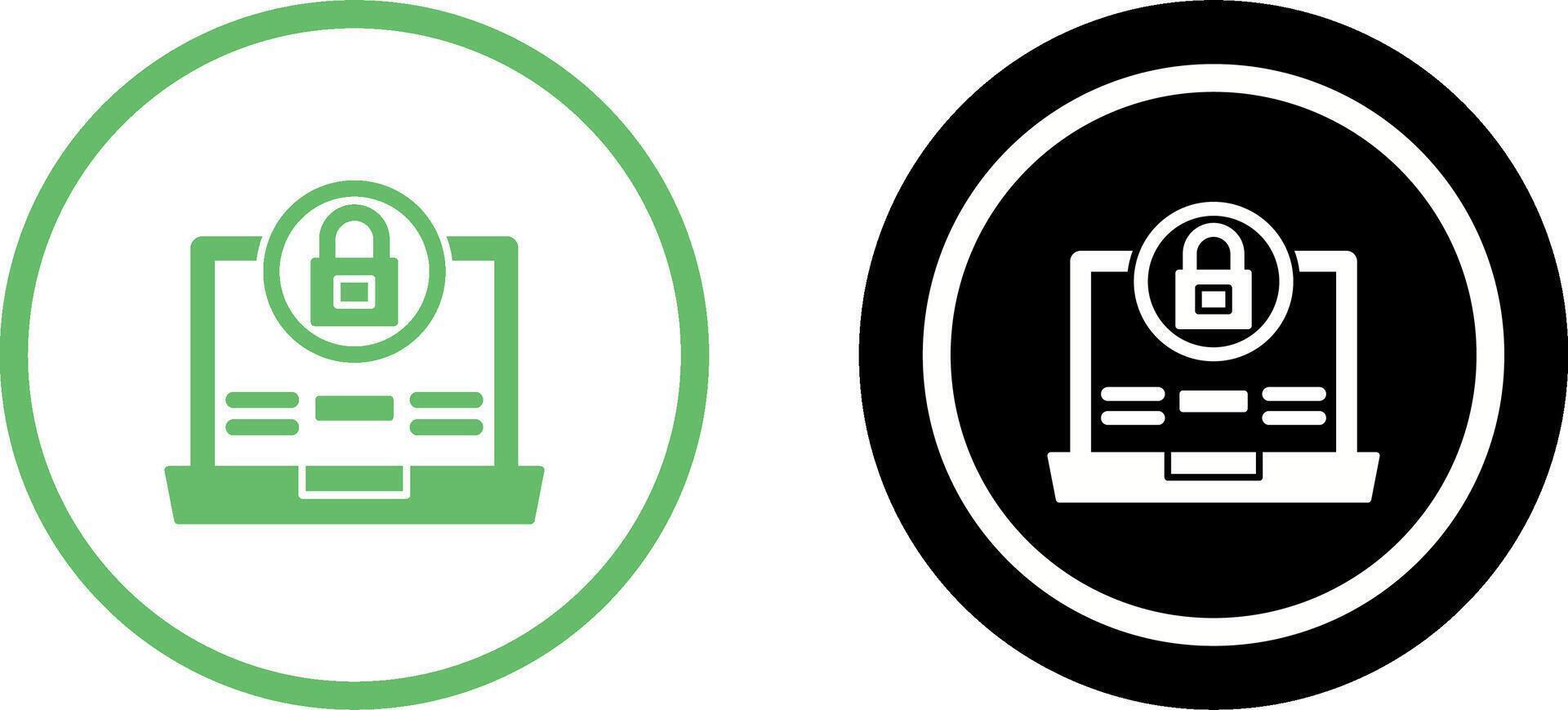 Lock Icon Design vector