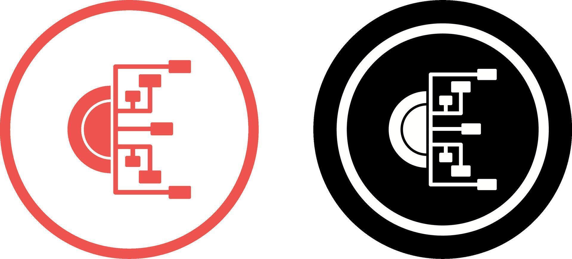 Flowchart Icon Design vector