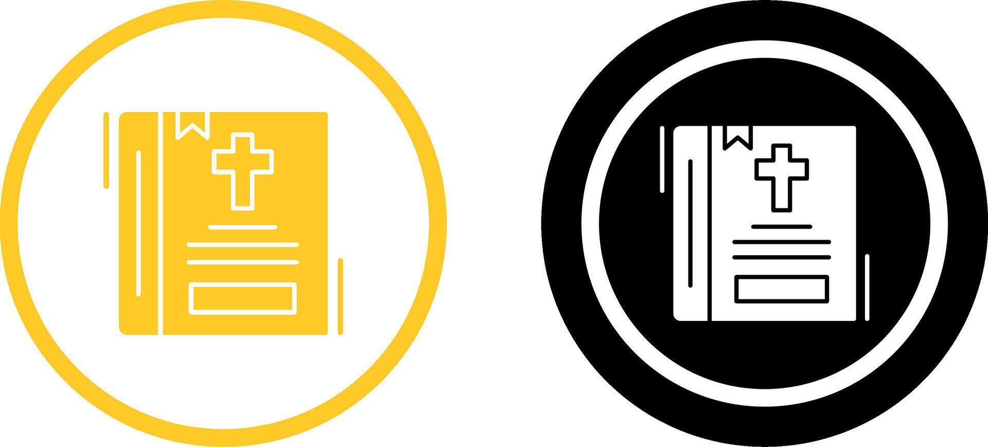 Bible Icon Design vector