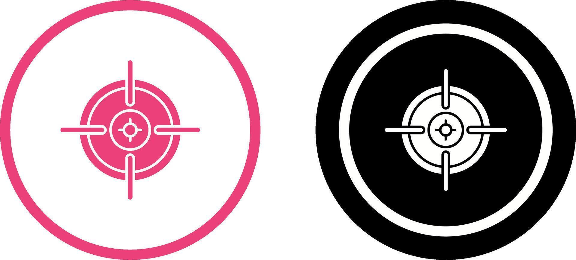 Aim Icon Design vector