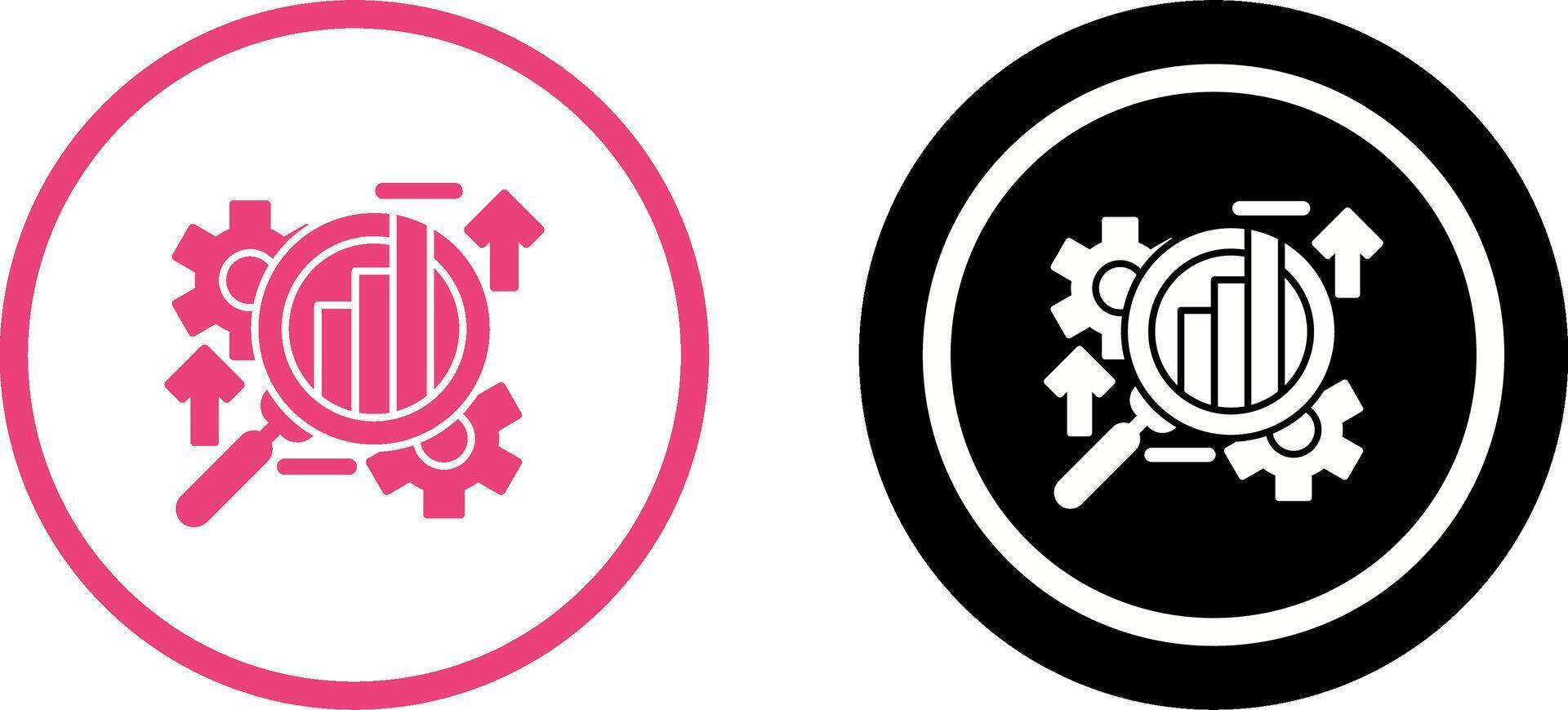 Analysis Icon Design vector