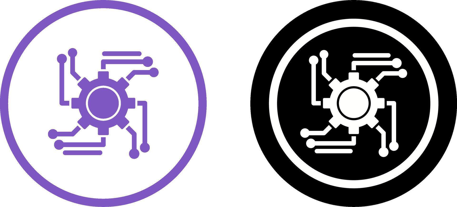 Automation Icon Design vector