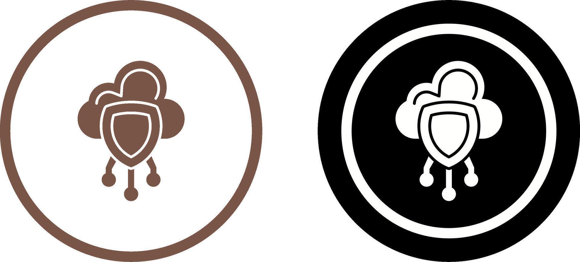 Data Protection Icon Design vector