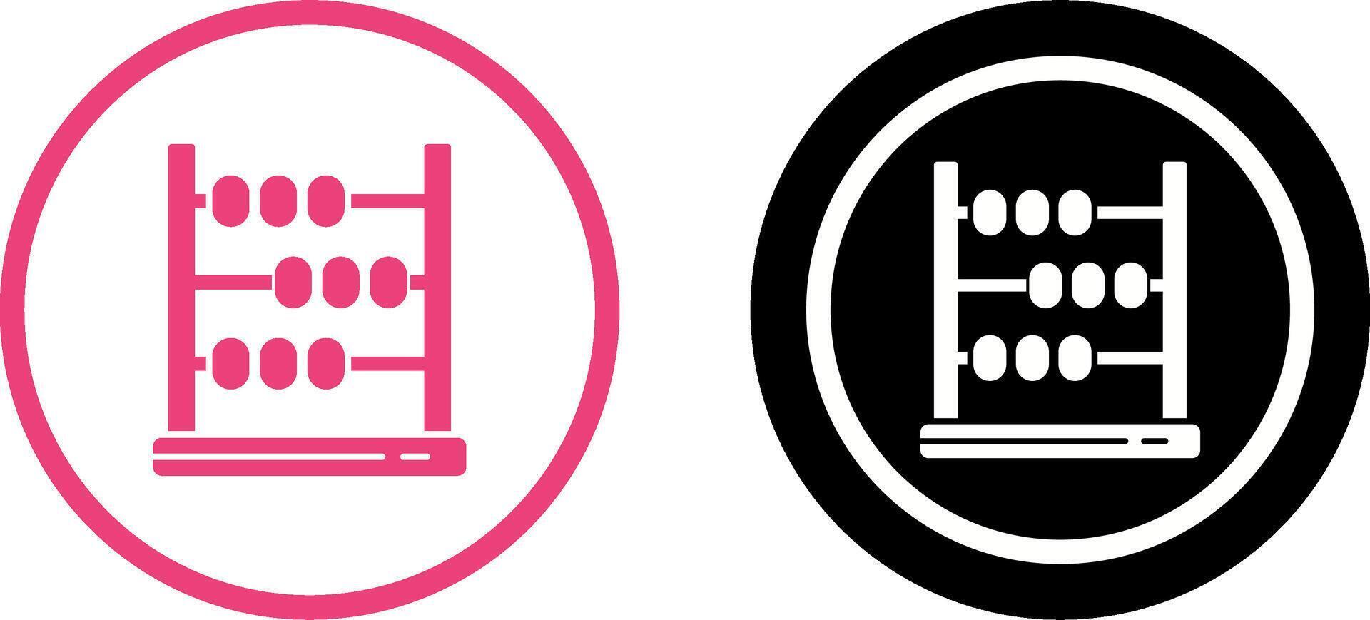 Abacus Icon Design vector