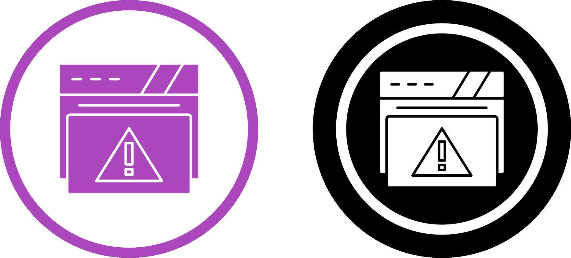 Alert Icon Design vector