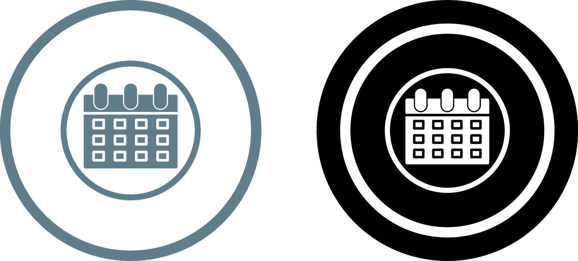Calendar Icon Design vector