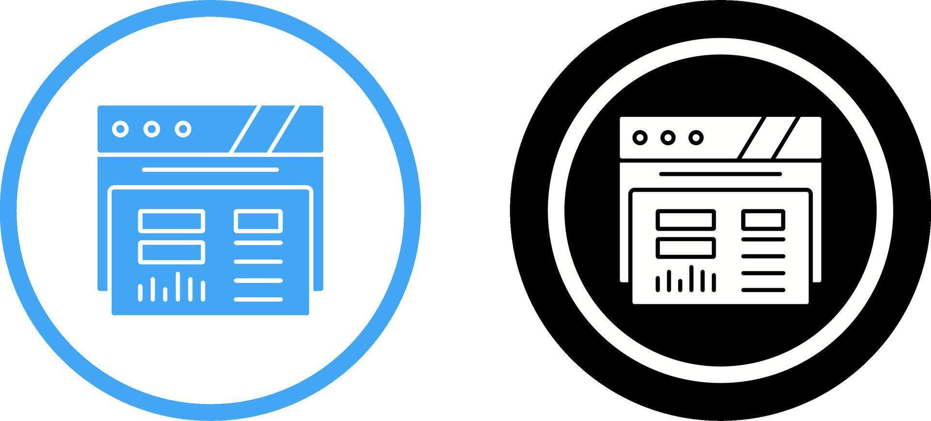 Dashboard Icon Design vector