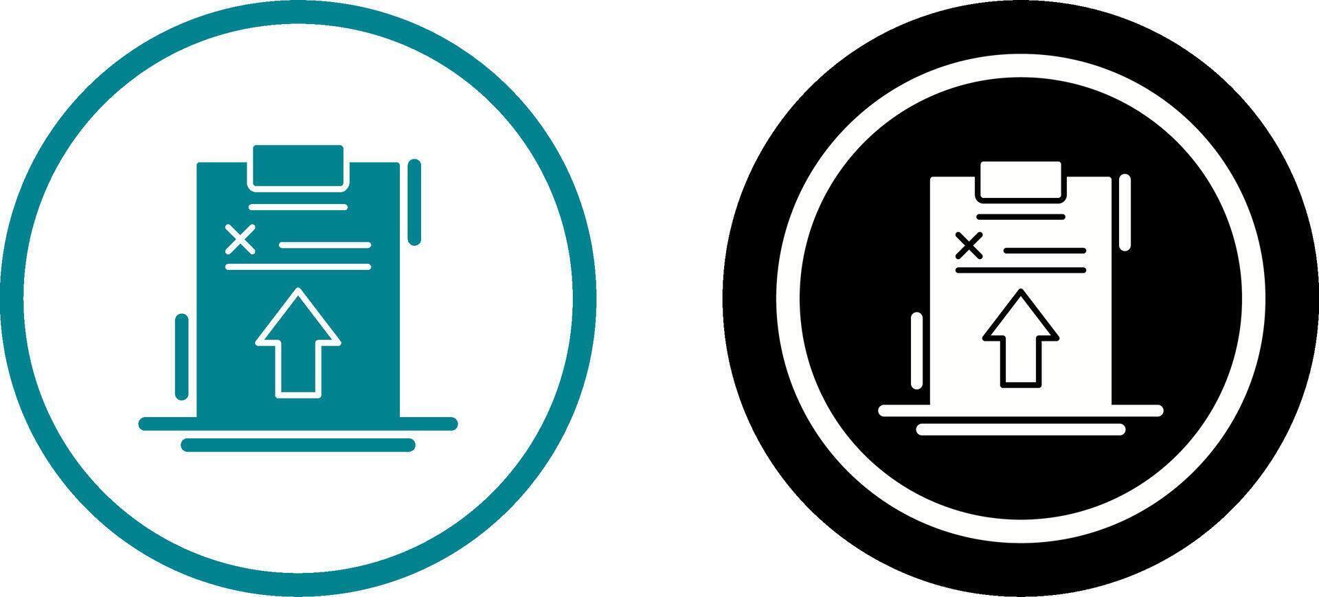 Upload Icon Design vector