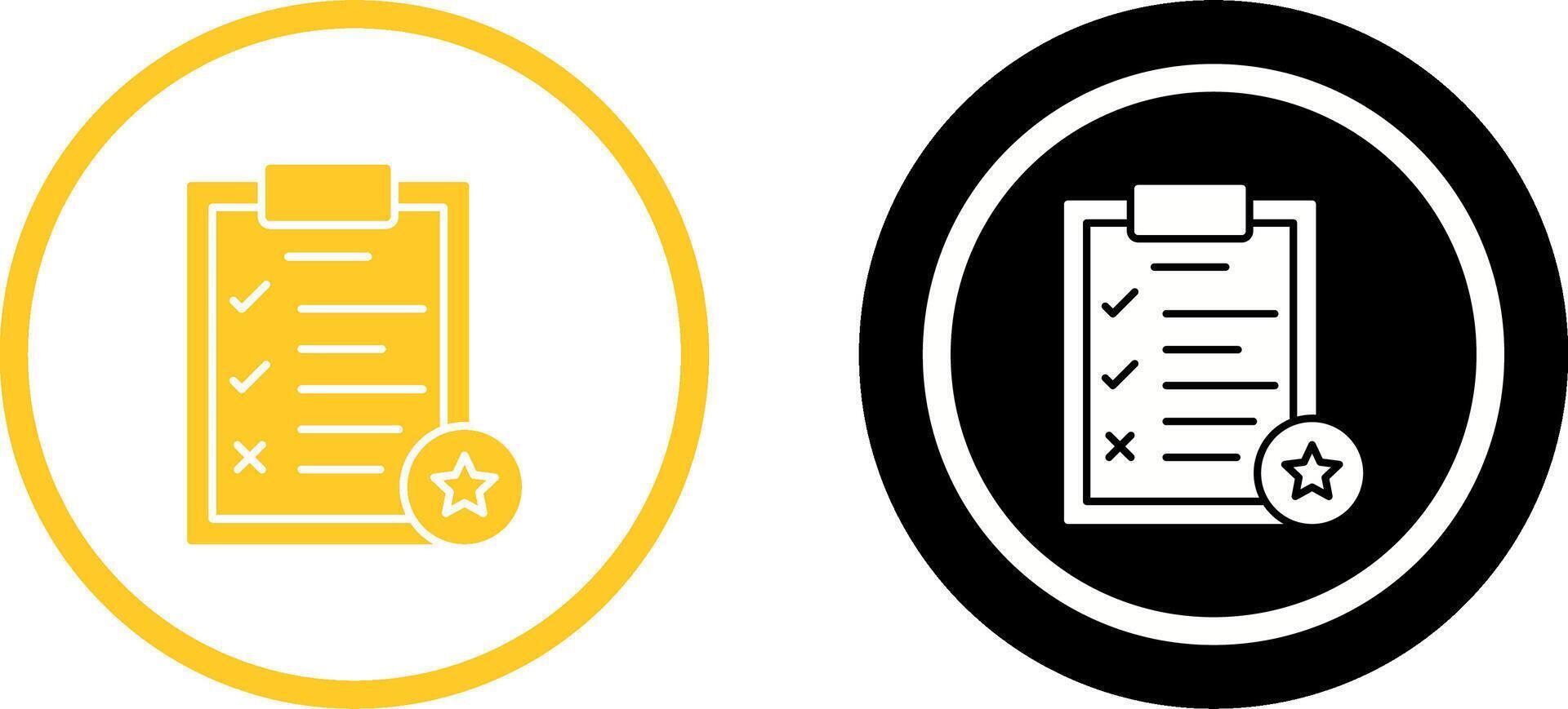Task List Icon Design vector