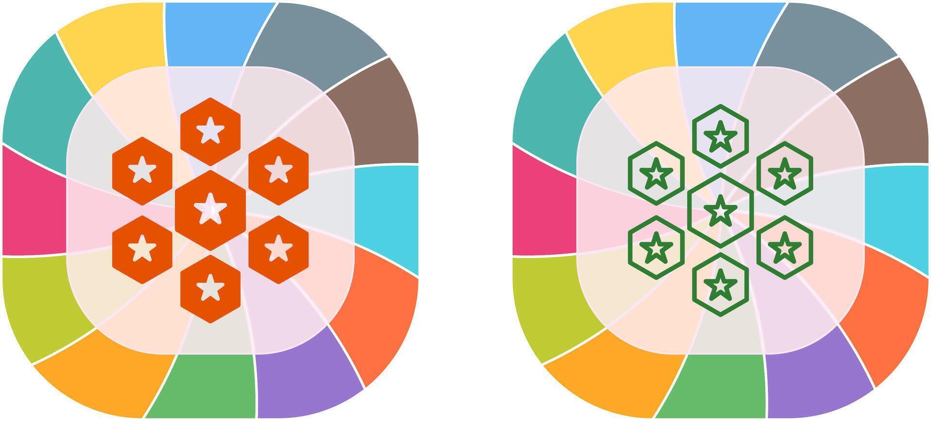 Unique Reputation Management Icon Design vector