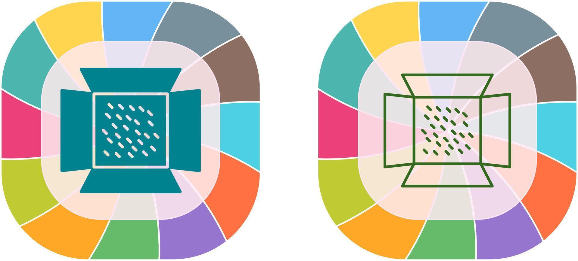 Unique Lights Icon Design vector