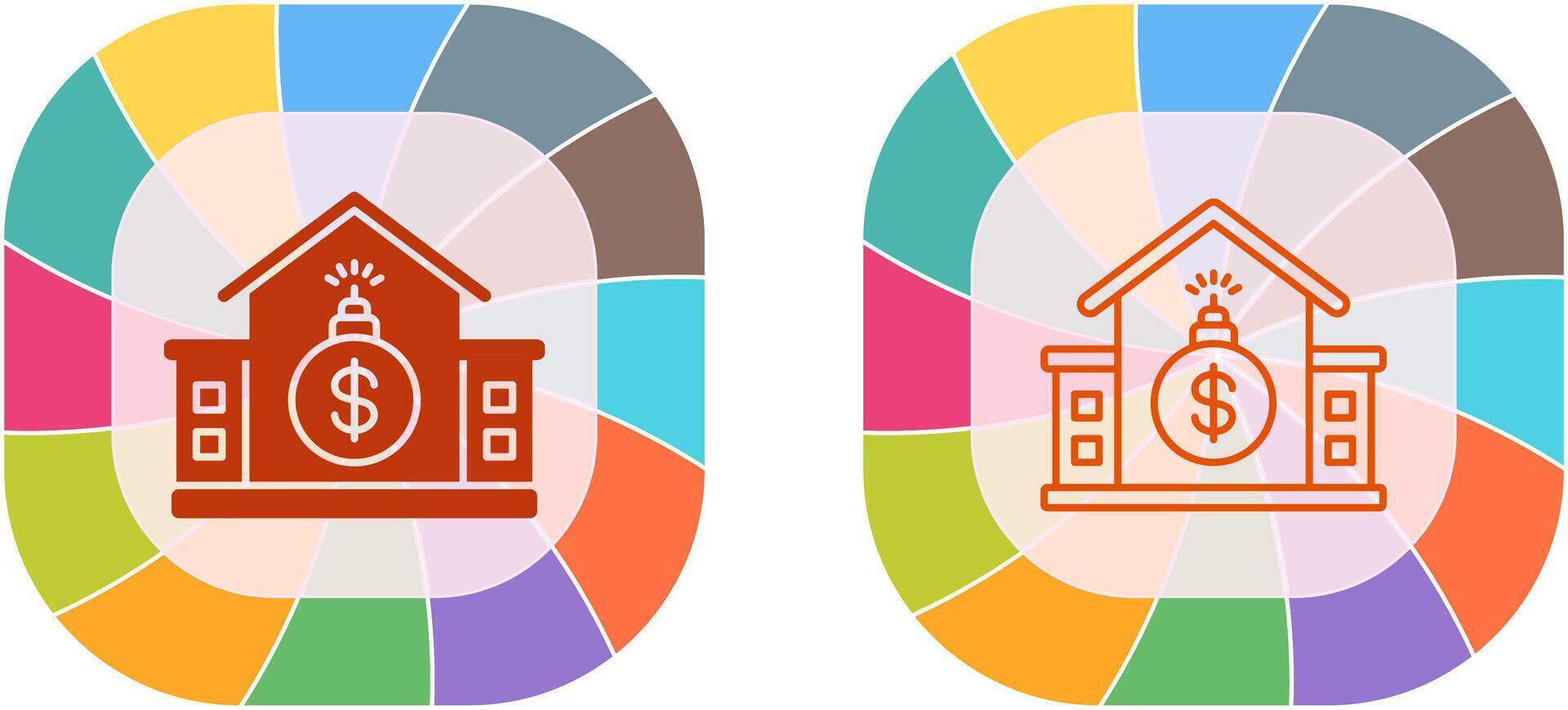 Debt Icon Design vector