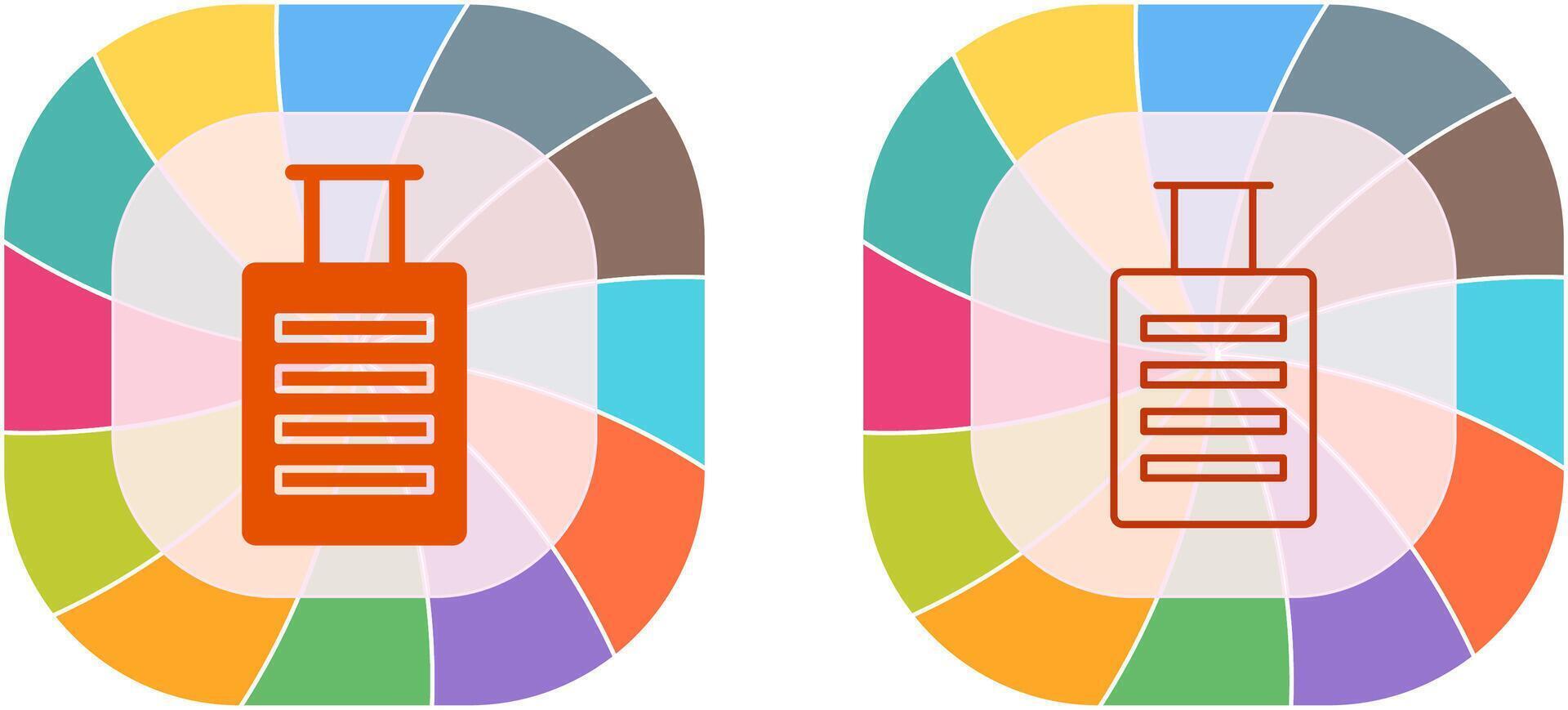 Luggage Icon Design vector