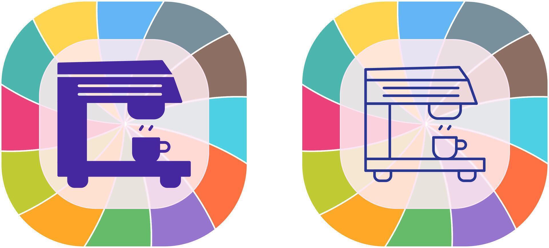 Coffee Machine Icon Design vector