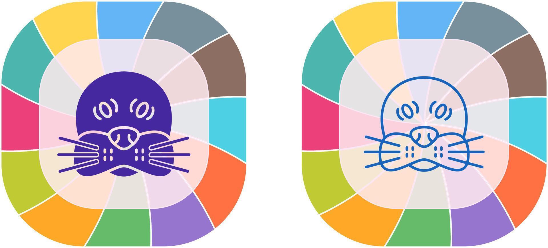 Seal Icon Design vector