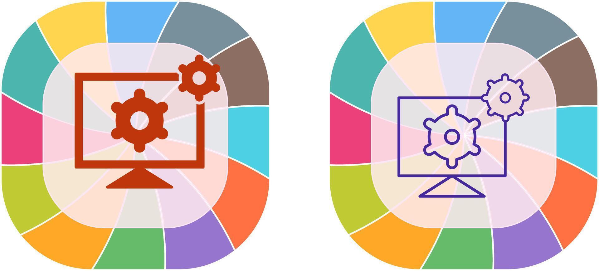 Development Tools Icon Design vector