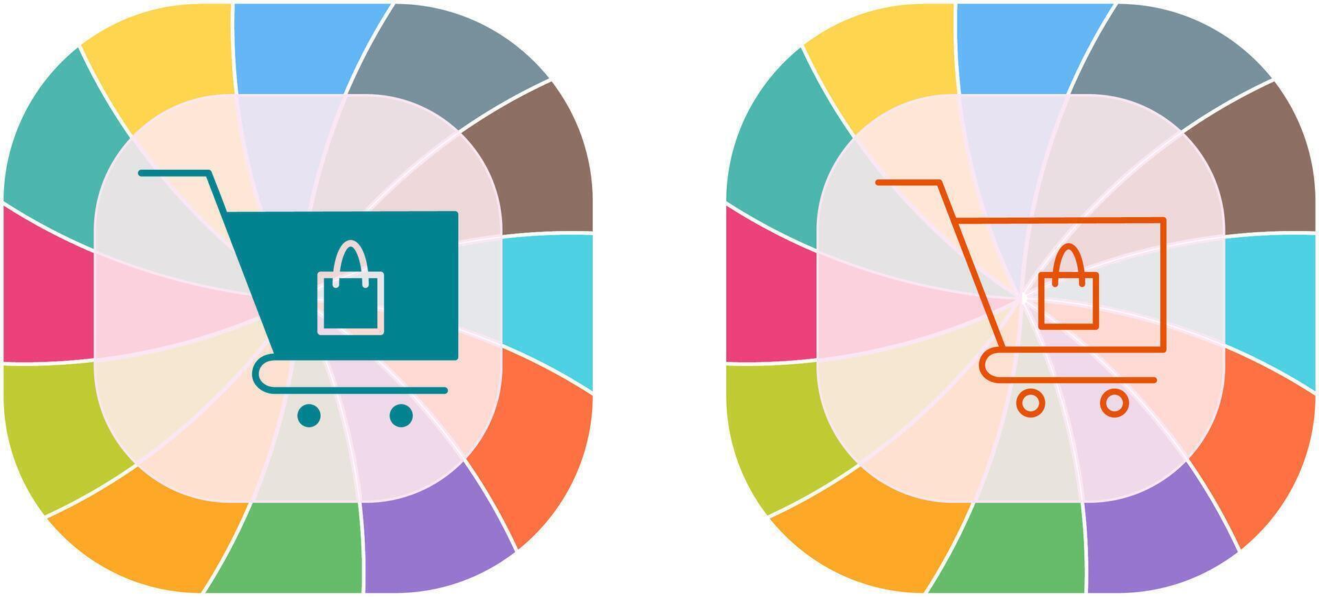 Unique Cart Icon Design vector