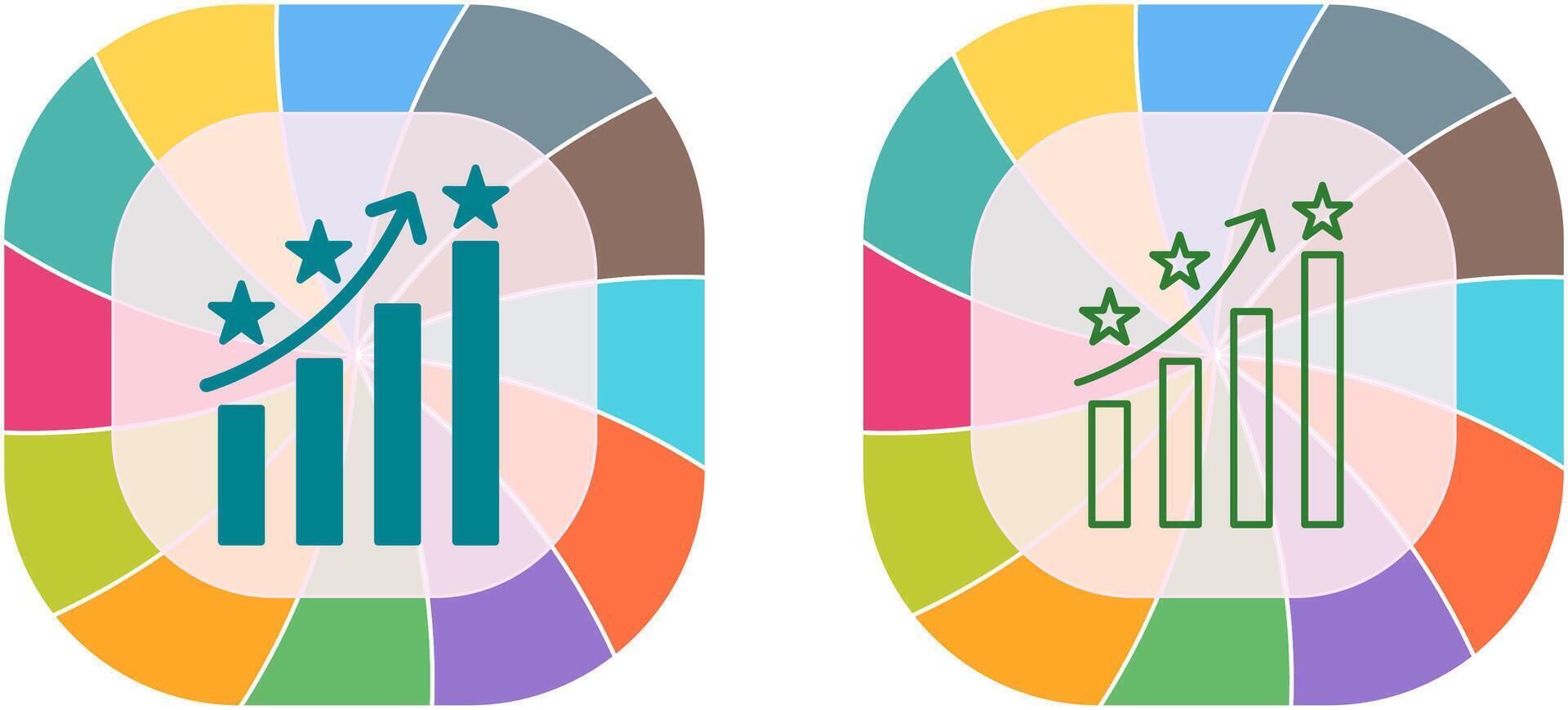 Unique Reputation Management Icon Design vector