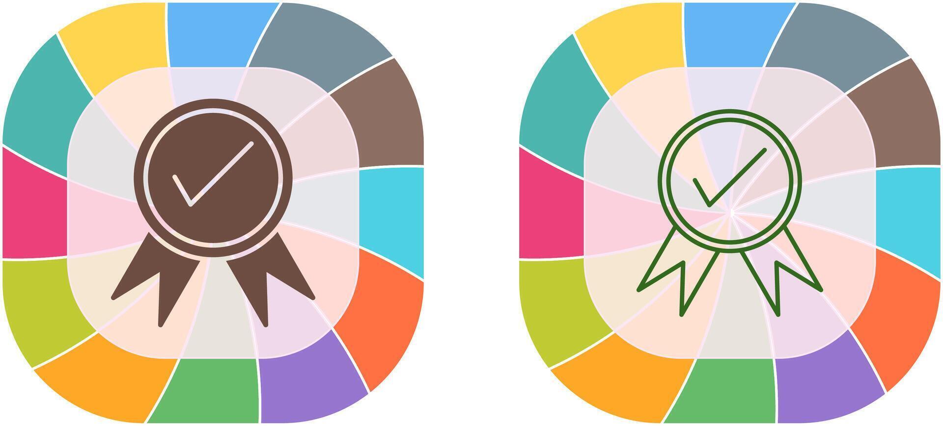 Unique Quality Control Icon Design vector