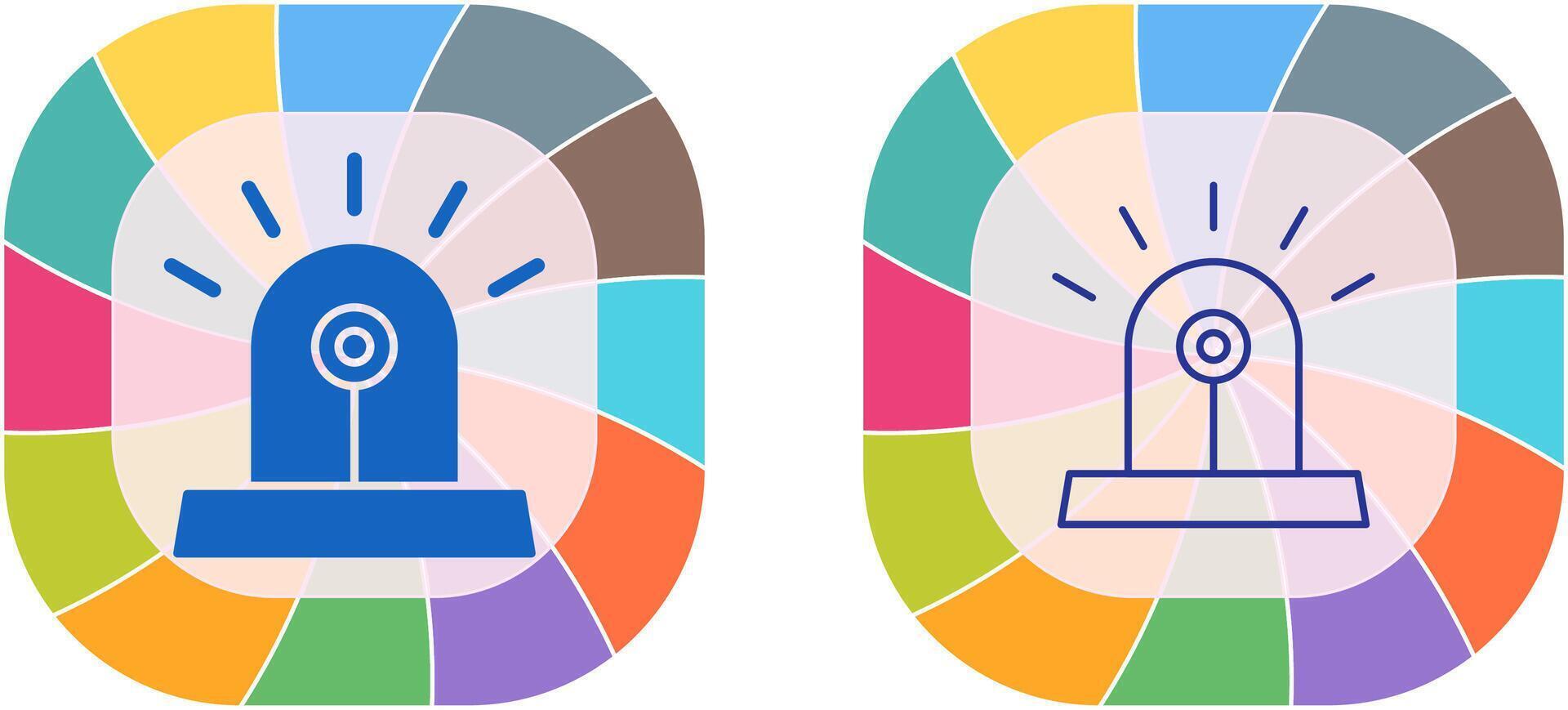 Unique Siren Icon Design vector