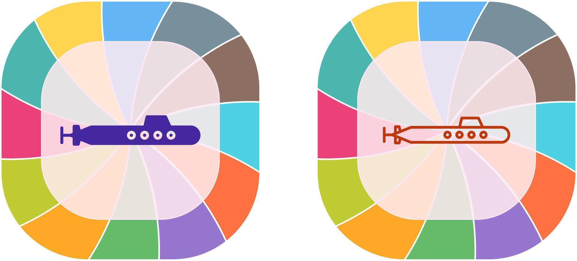 Submarine Icon Design vector