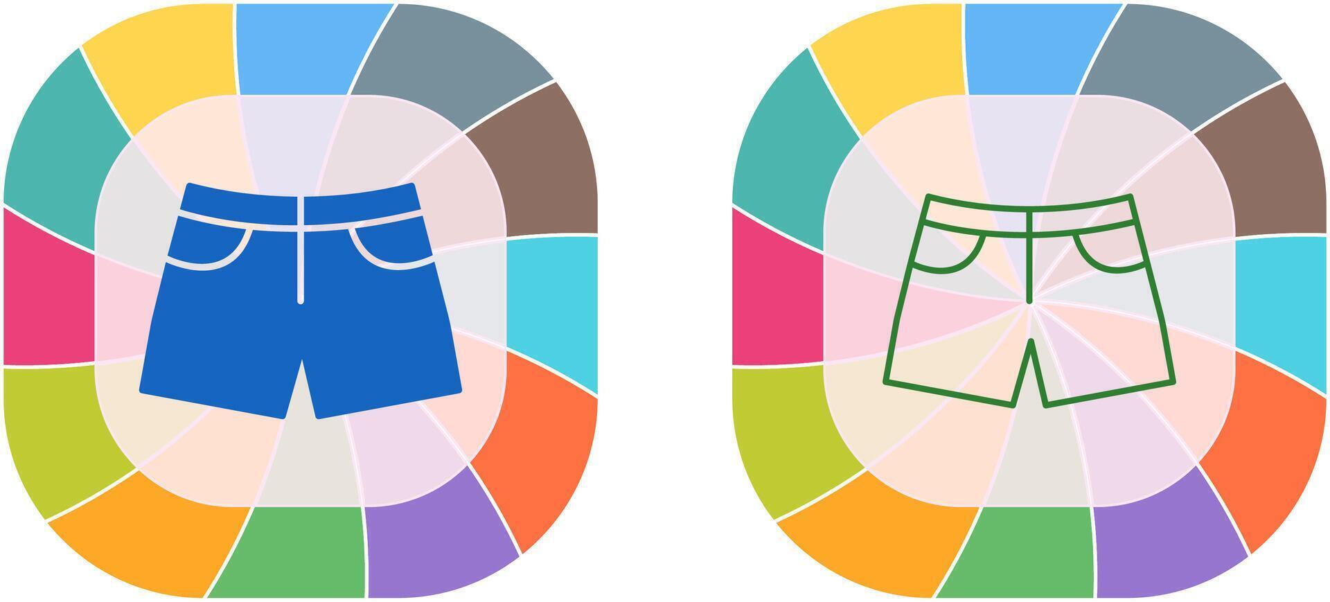 Shorts Icon Design vector