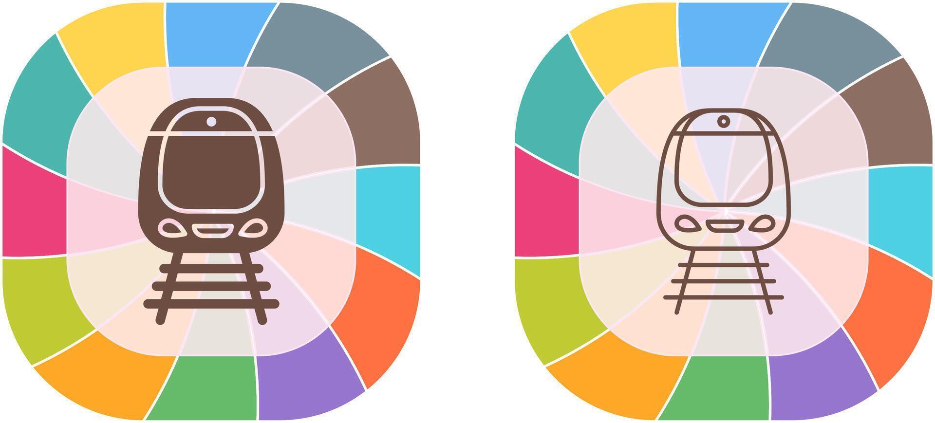 Train Icon Design vector