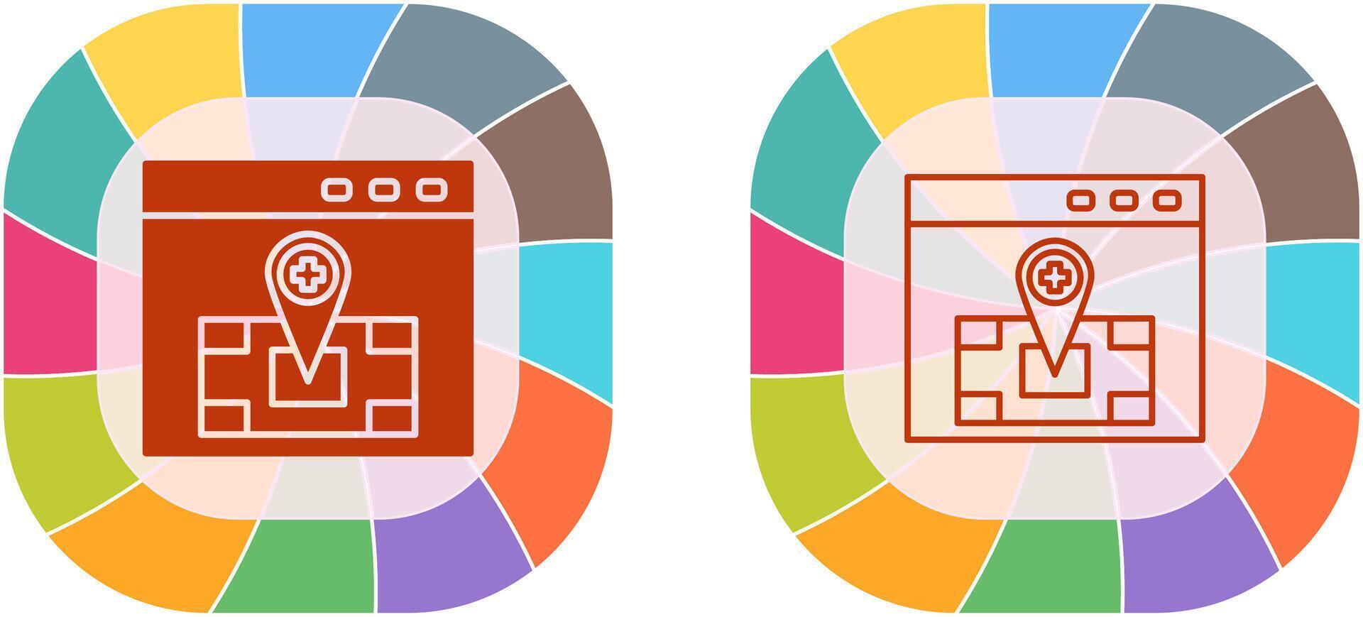 Location Icon Design vector