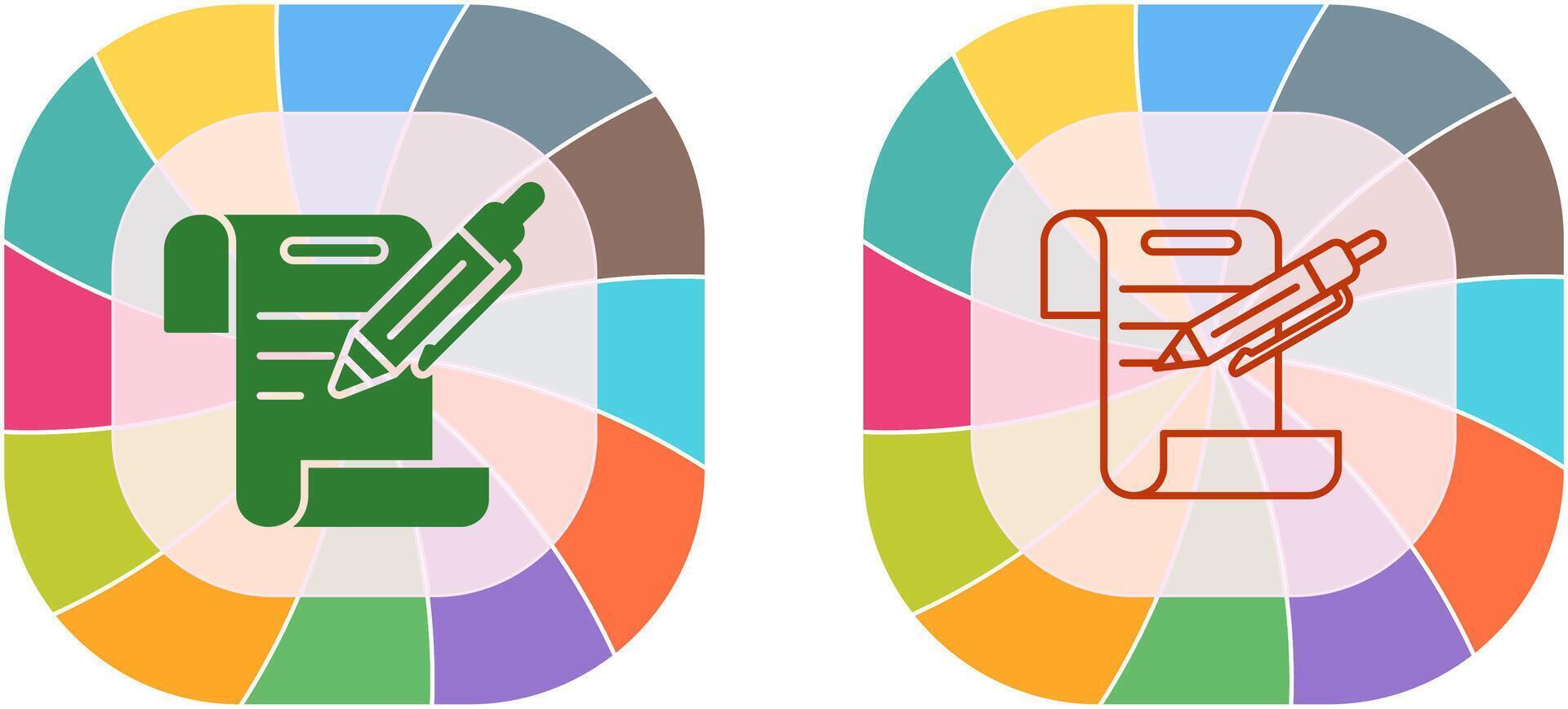 Contract Icon Design vector