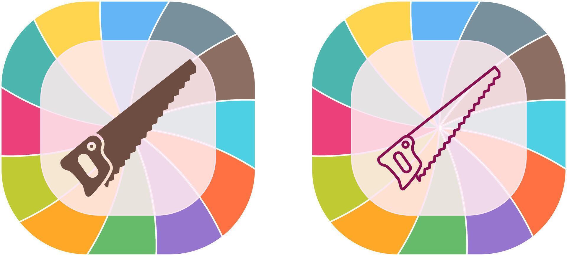 Saw Icon Design vector