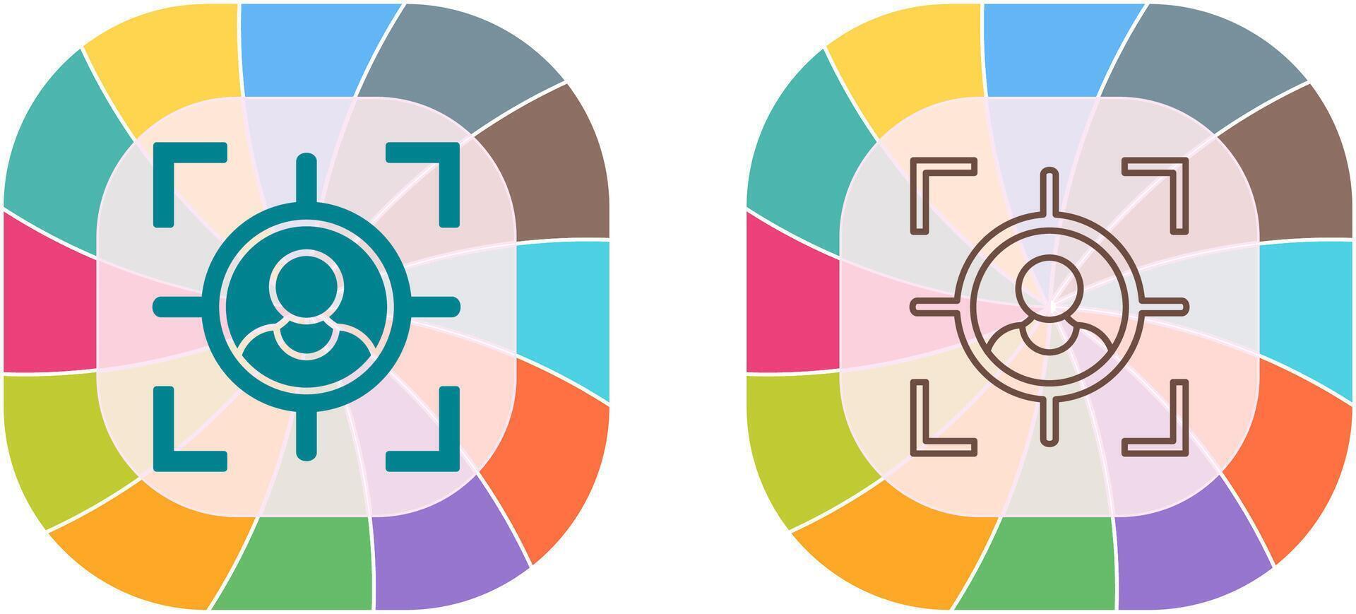 Target Icon Design vector