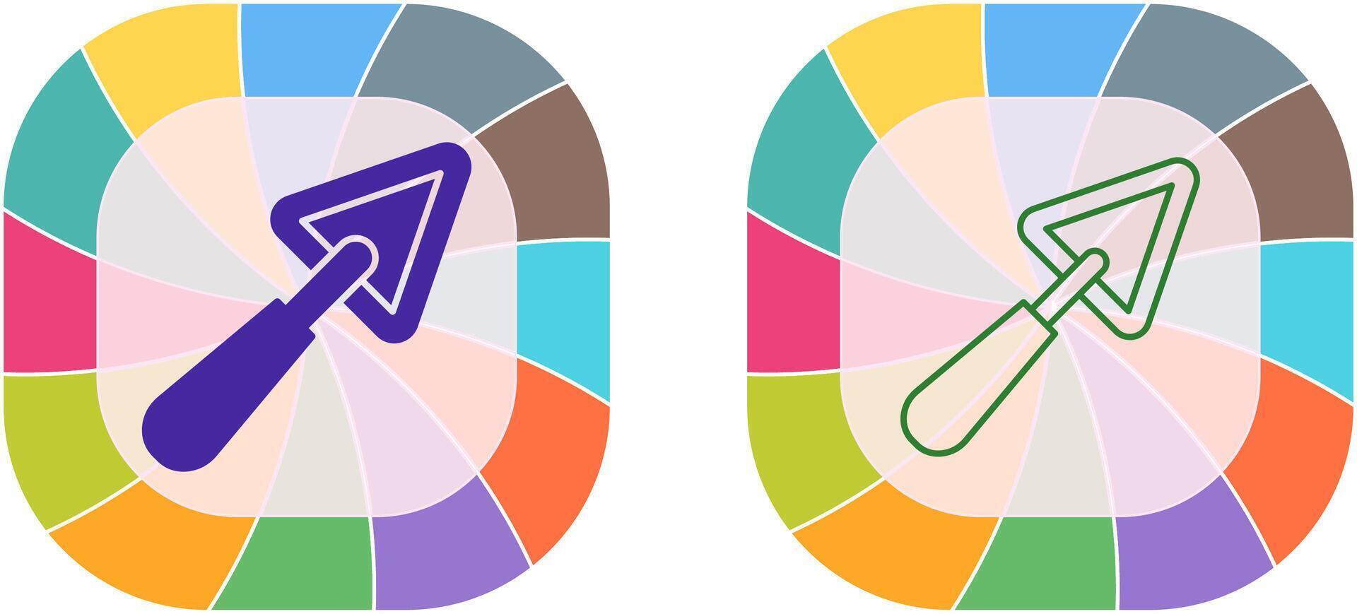 Trowel Icon Design vector