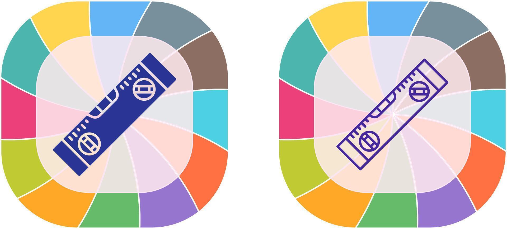 Level Icon Design vector