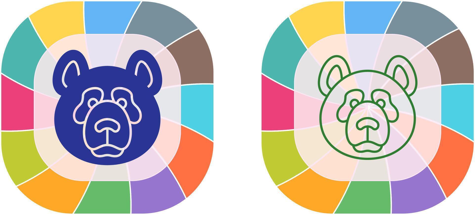 Panda Icon Design vector