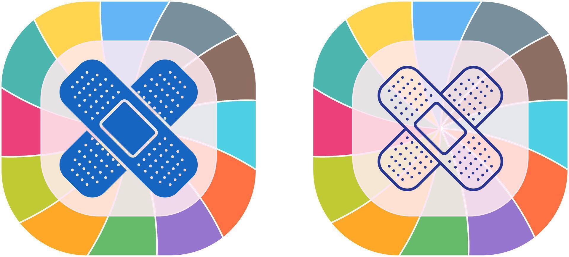 Bandages Icon Design vector