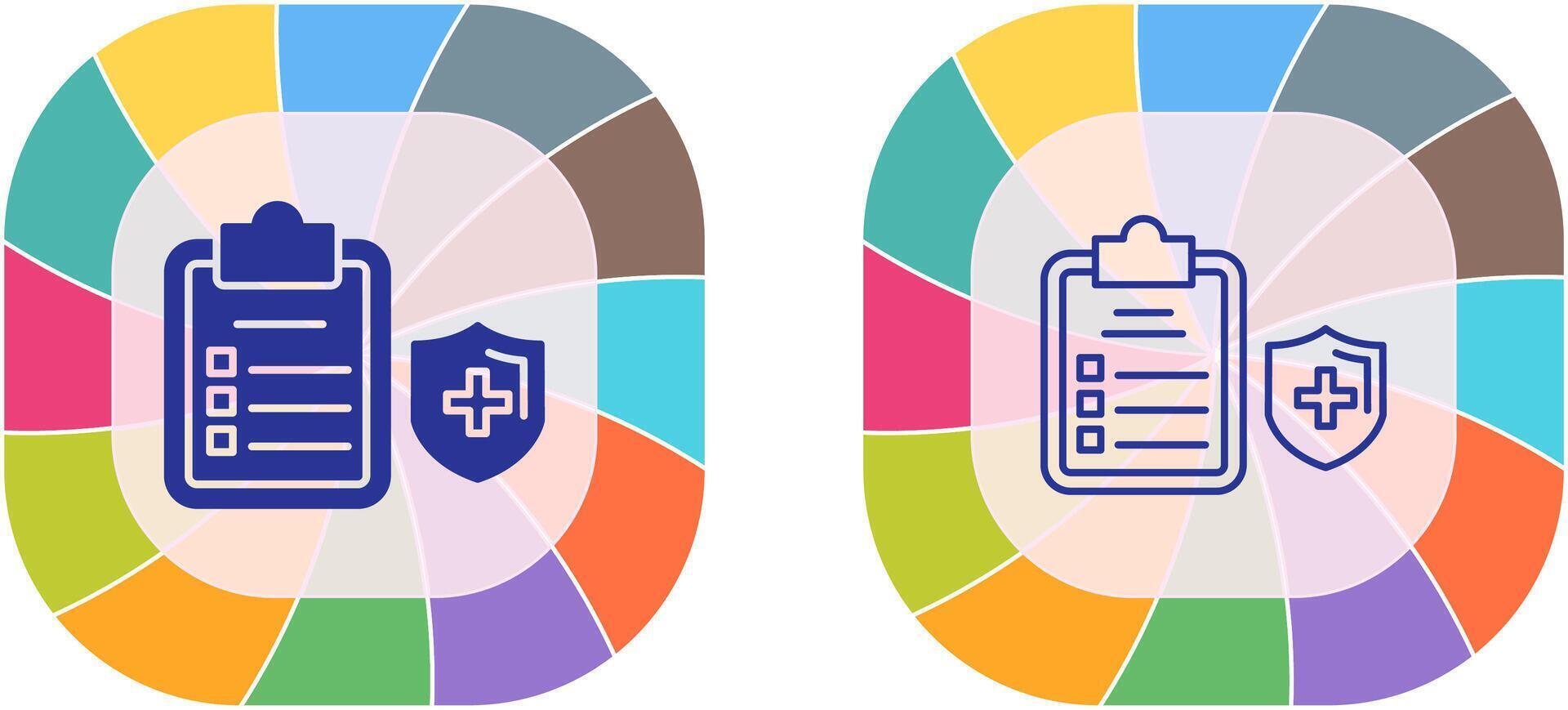 Medical Protection Icon Design vector
