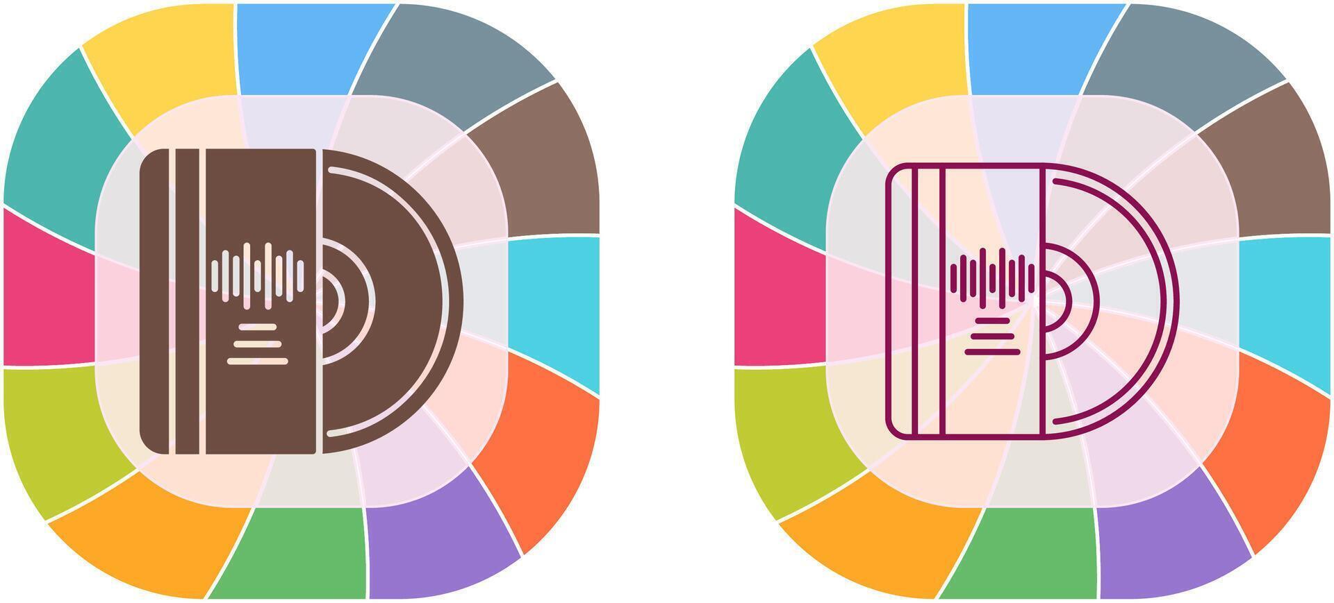 Vinyl Icon Design vector